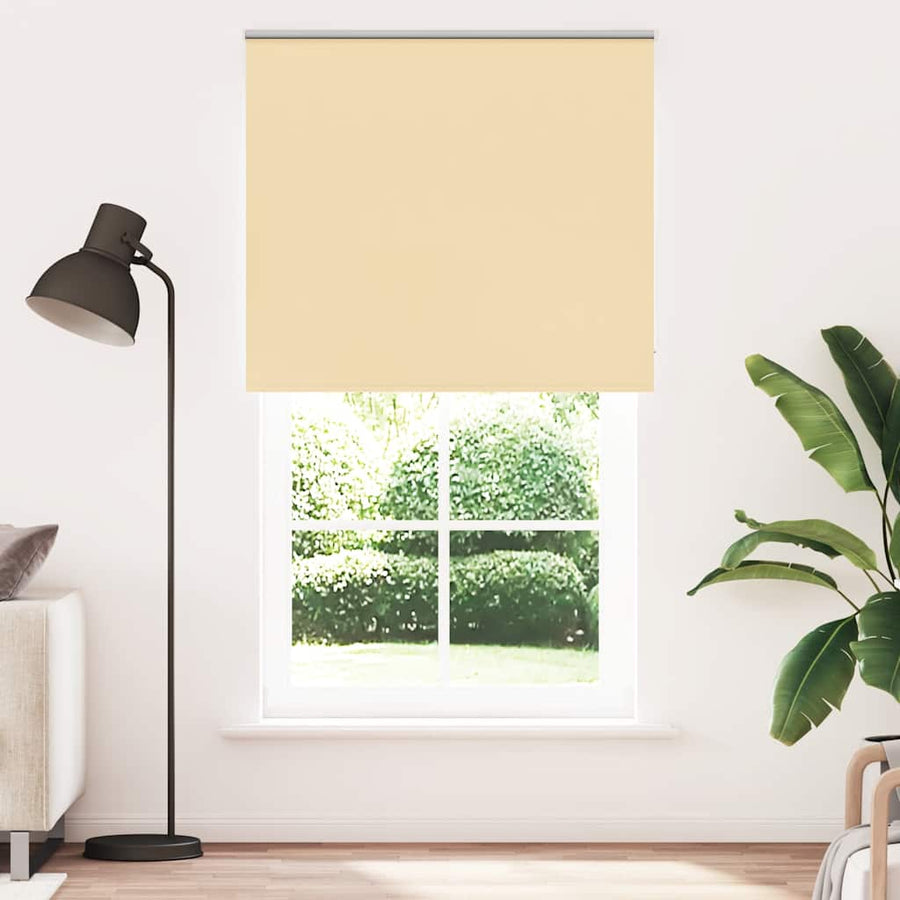 Rolgordijn verduisterend 130x210 cm stofbreedte 126,6 cm beige