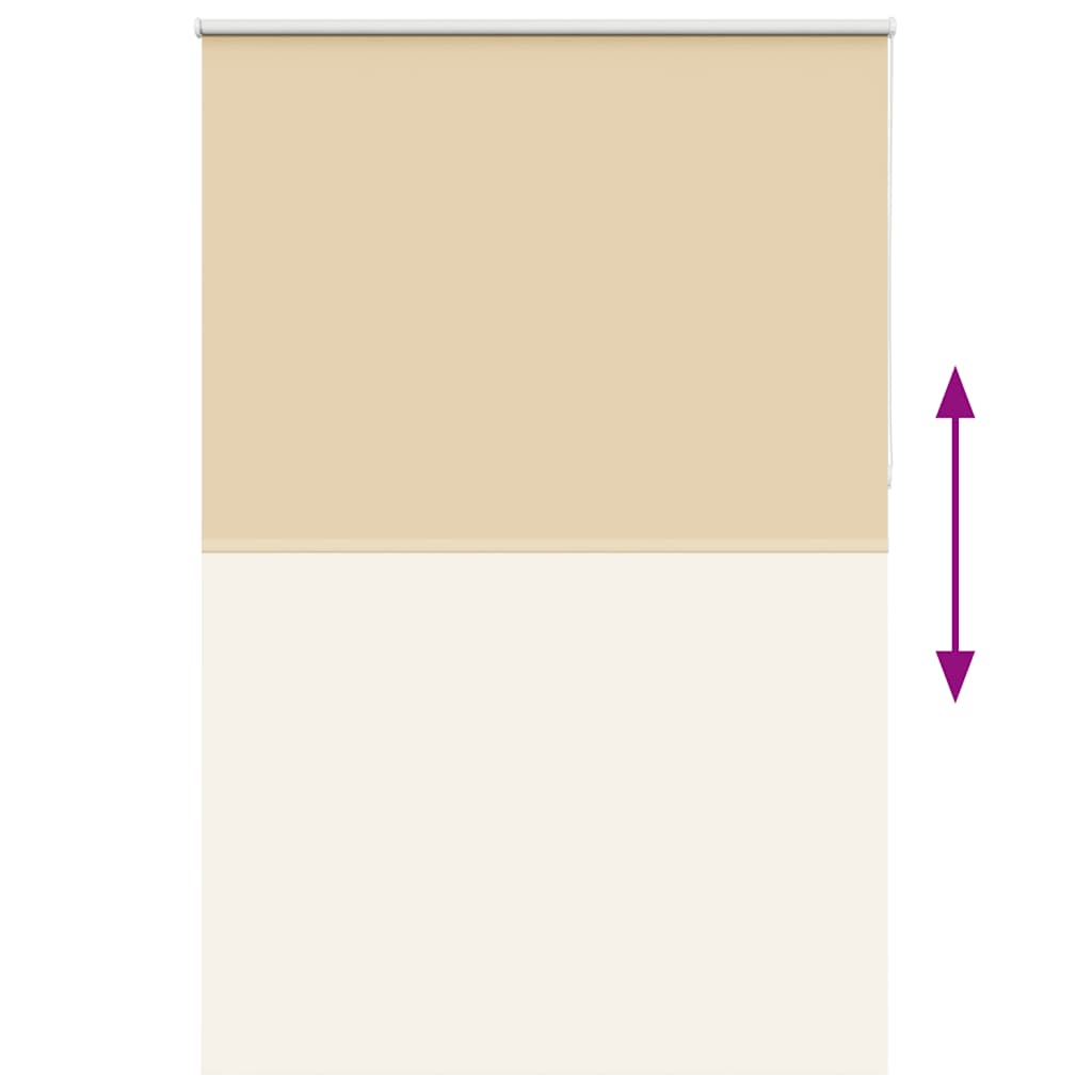 Rolgordijn verduisterend 150x210 cm stofbreedte 146,6 cm beige