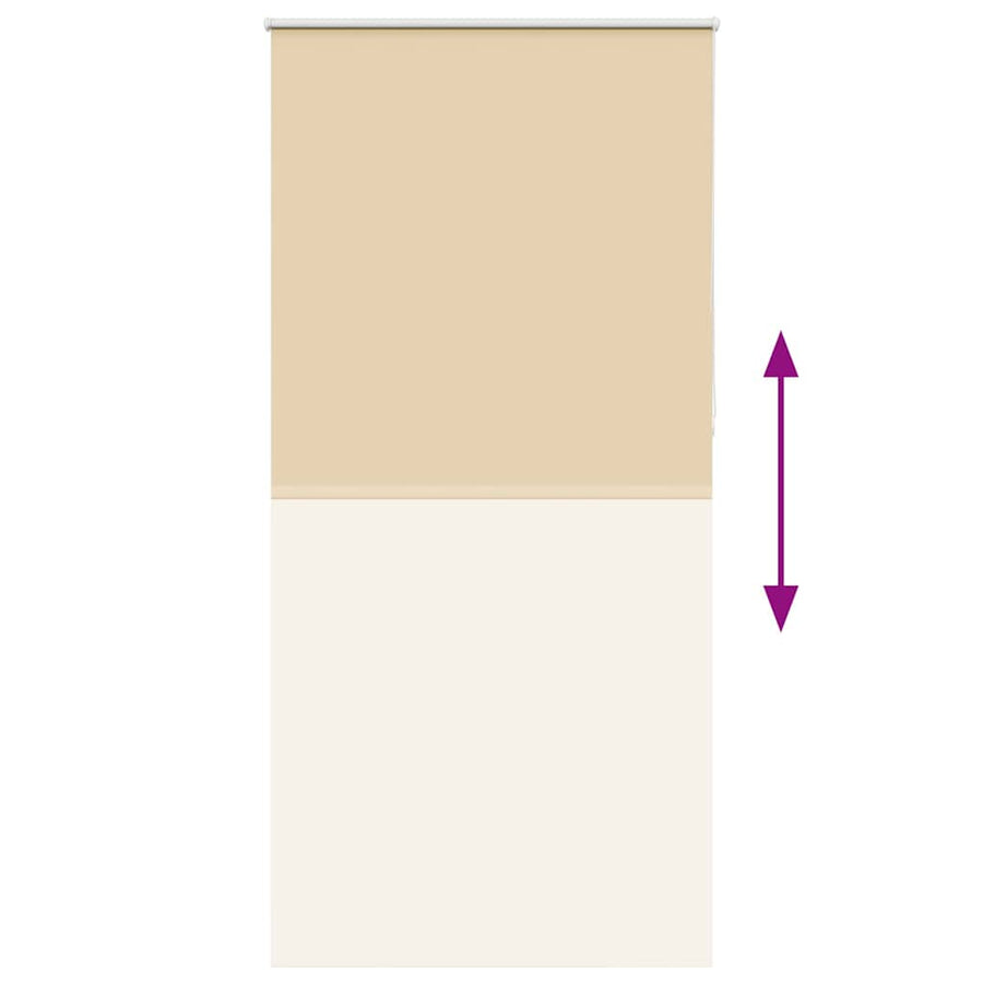 Rolgordijn verduisterend 105x230 cm stofbreedte 100,7 cm beige