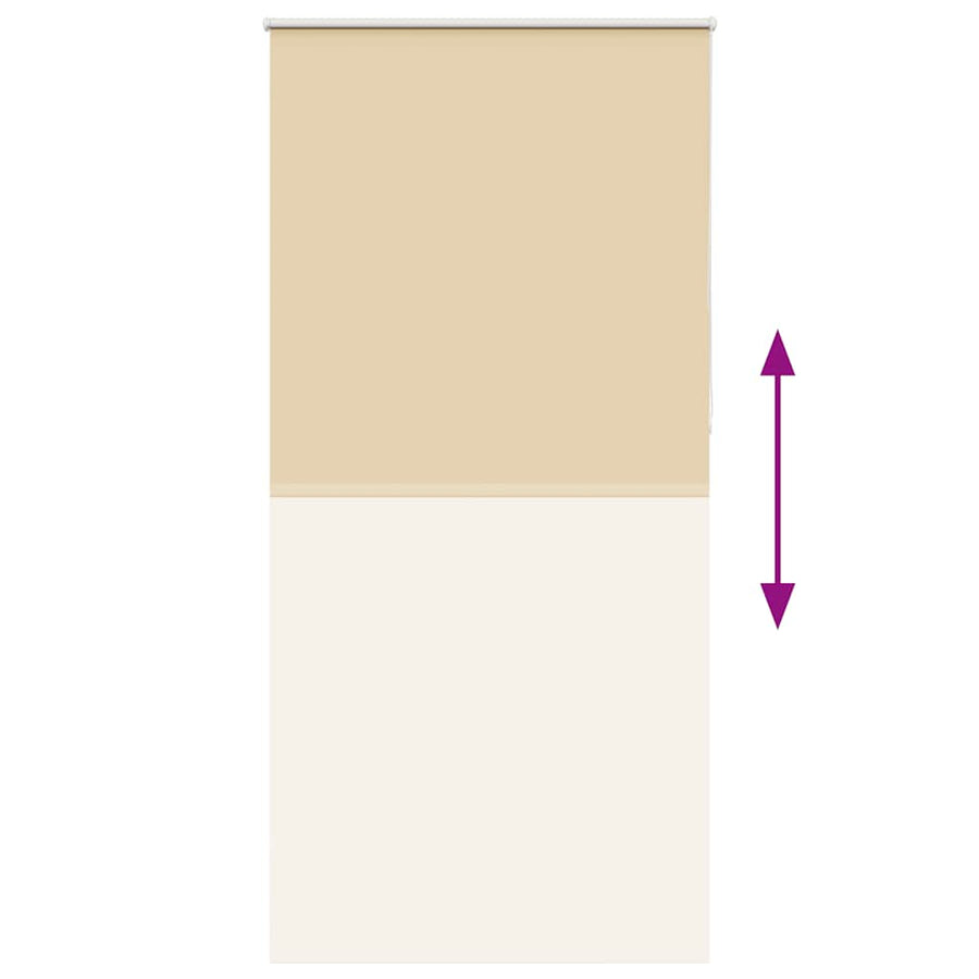 Rolgordijn verduisterend 110x230 cm stofbreedte 105,7 cm beige