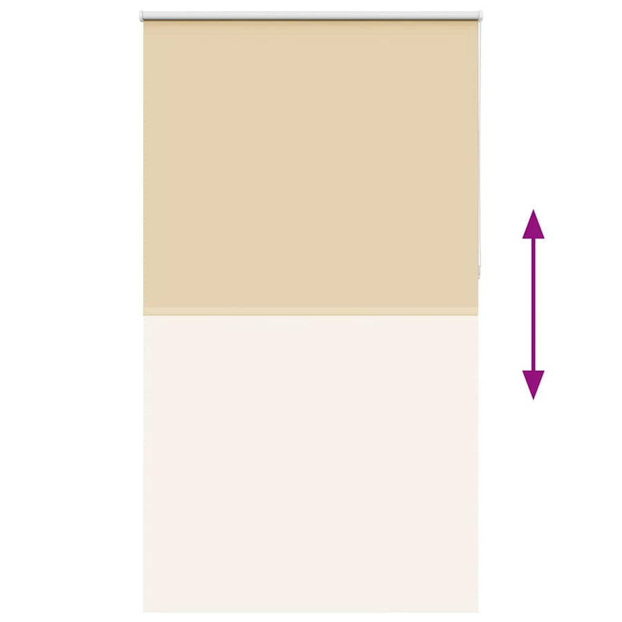 Rolgordijn verduisterend 120x230 cm stofbreedte 116,6 cm beige