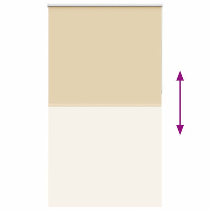 Rolgordijn Verduisterend 130X Stofbreedte 126,6 Cm Beige 130 cm 230 cm