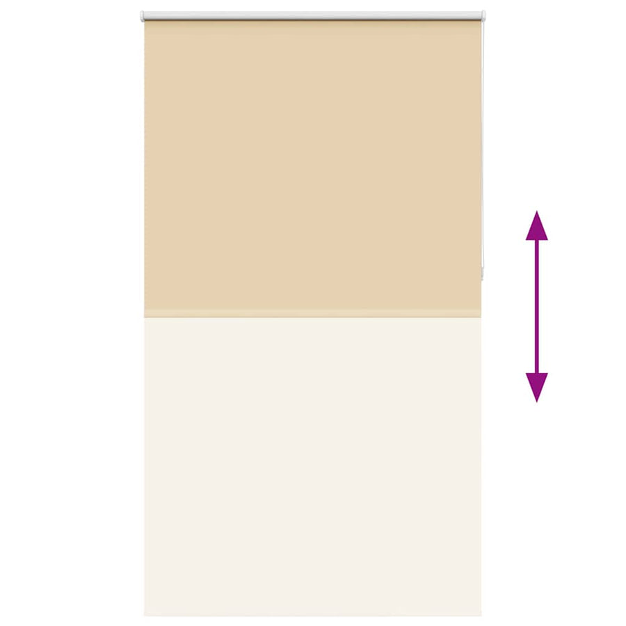 Rolgordijn verduisterend 135x230 cm stofbreedte 131,6 cm beige