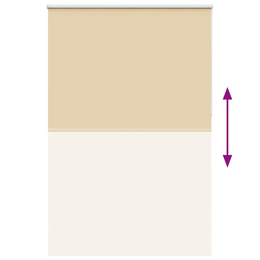 Rolgordijn verduisterend 160x230 cm stofbreedte 156,6 cm beige