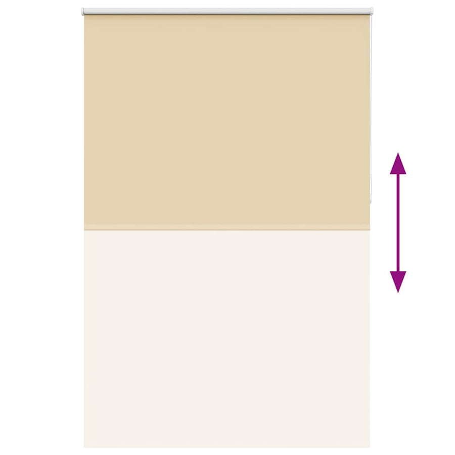 Rolgordijn verduisterend 160x230 cm stofbreedte 156,6 cm beige