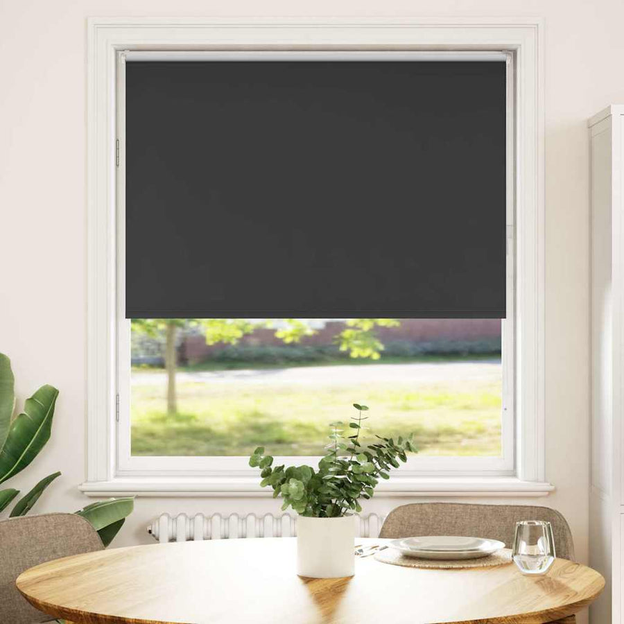 Rolgordijn verduisterend 110x130 cm stofbreedte 105,7 cm zwart