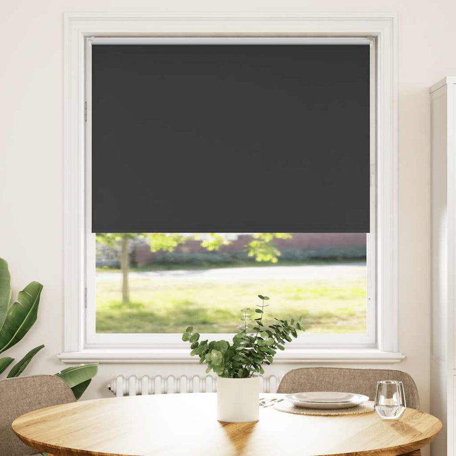 Rolgordijn verduisterend 105x150 cm stofbreedte 100,7 cm zwart