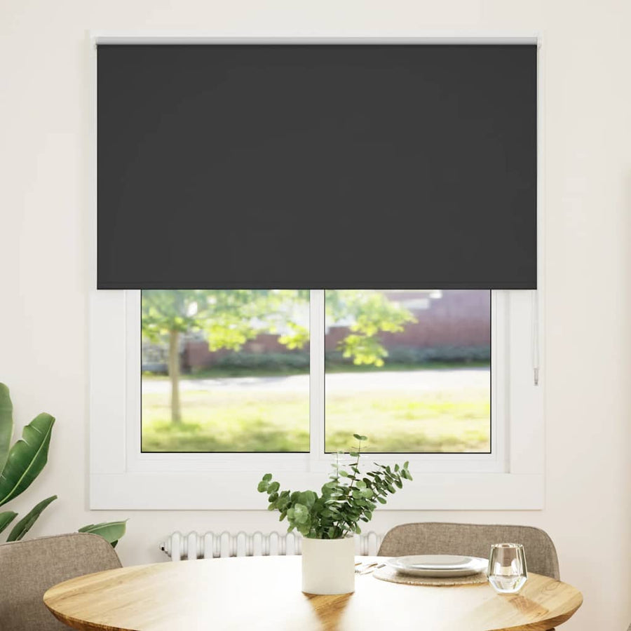 Rolgordijn verduisterend 135x150 cm stofbreedte 131,6 cm zwart