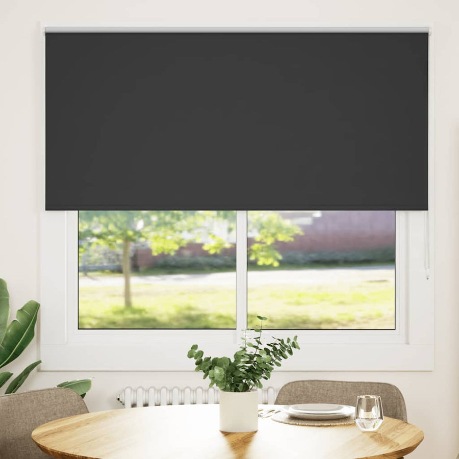 Rolgordijn verduisterend 165x150 cm stofbreedte 161,6 cm zwart