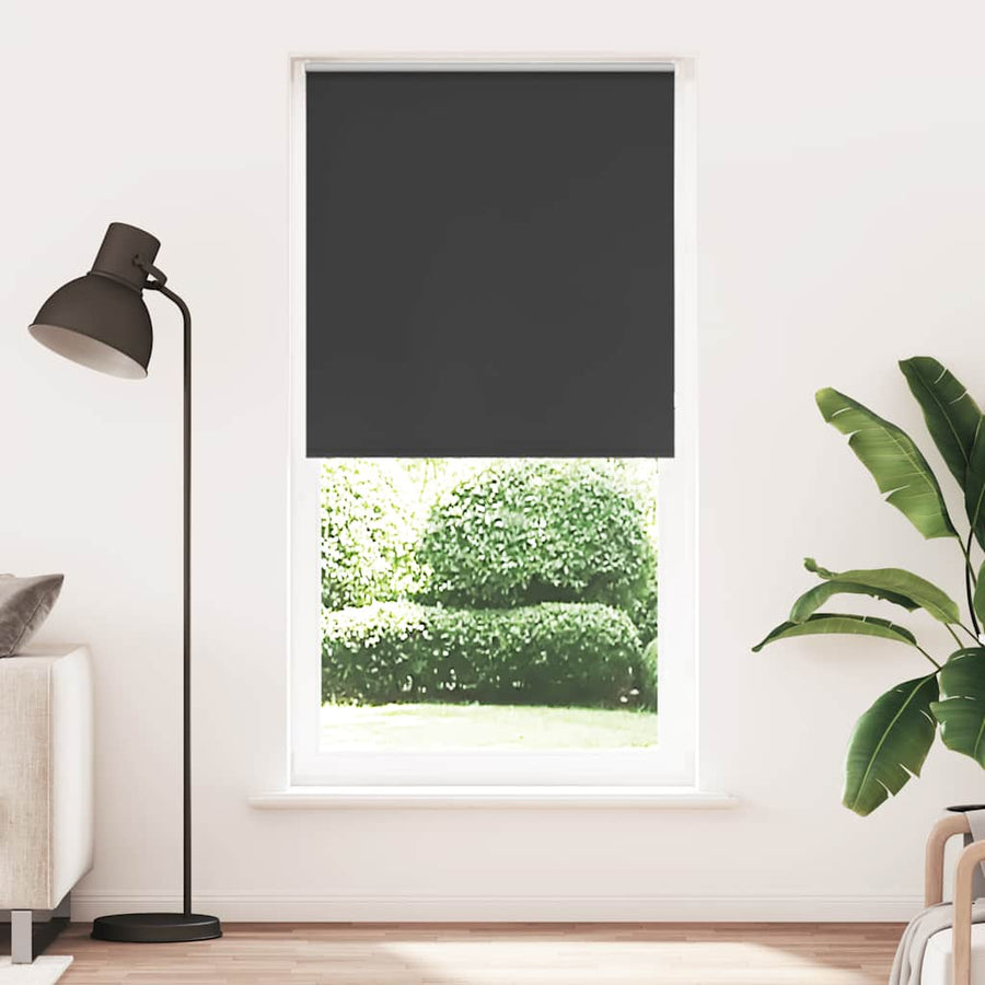 Rolgordijn verduisterend 115x210 cm stofbreedte 110,7 cm zwart