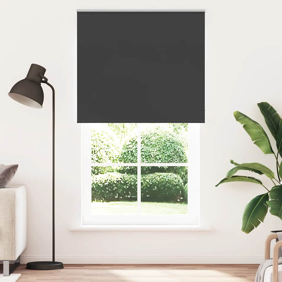 Rolgordijn verduisterend 120x210 cm stofbreedte 116,6 cm zwart