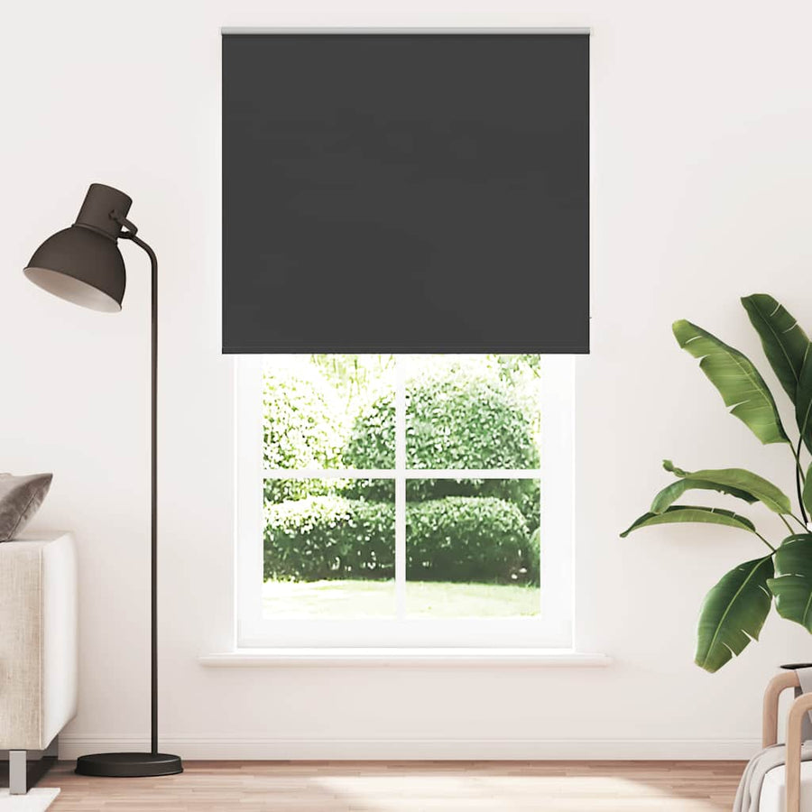 Rolgordijn verduisterend 140x230 cm stofbreedte 136,6 cm zwart