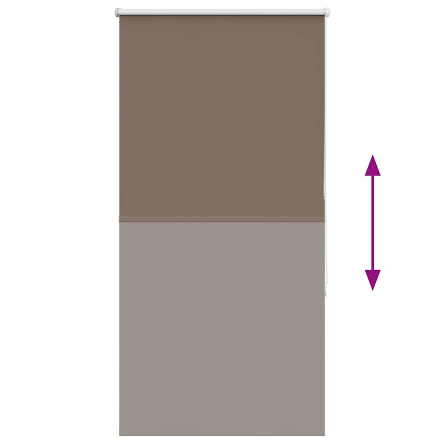 Rolgordijn verduisterend koffie 65x130 cm stofbreedte 60,7 cm