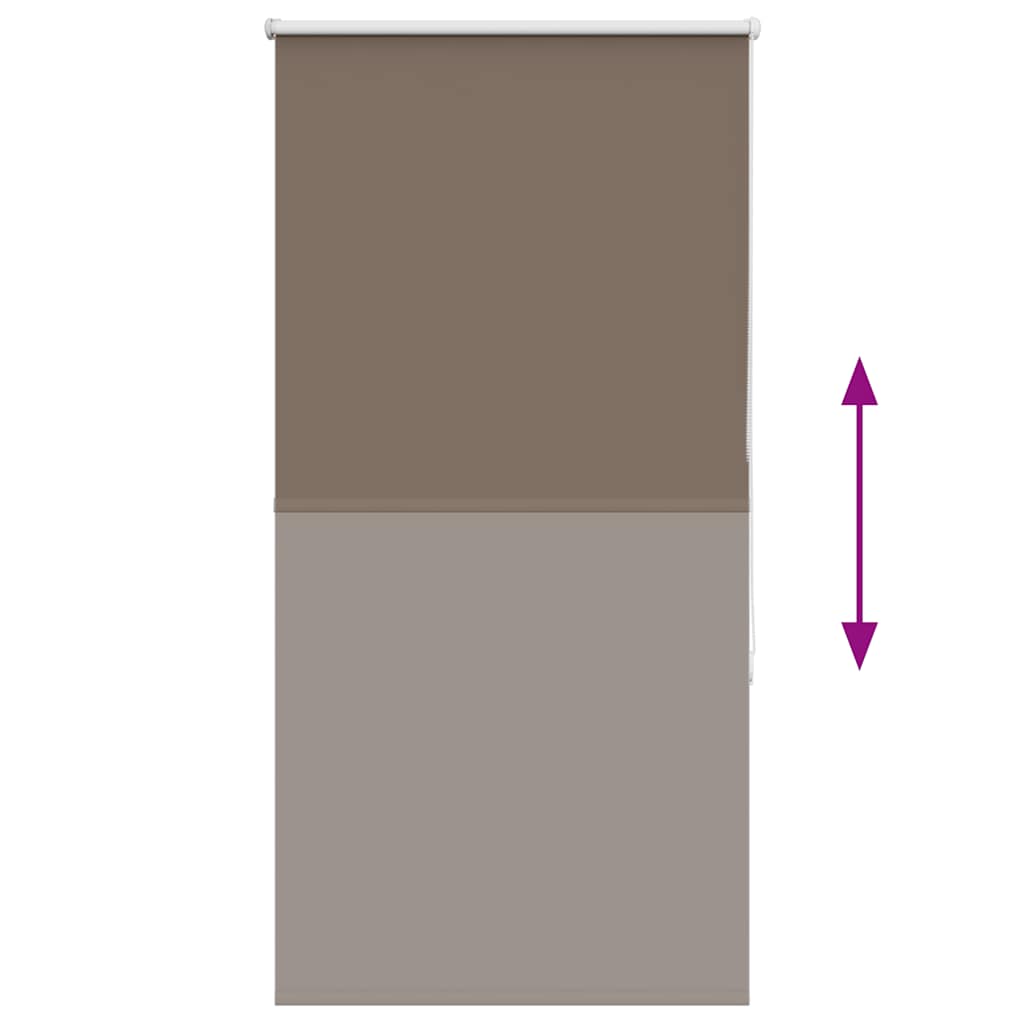 Rolgordijn Verduisterend Koffie 80X Stofbreedte 75,7 Cm Koffiebruin 80 cm