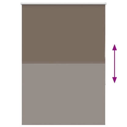 Rolgordijn verduisterend koffie 90x130 cm stofbreedte 85,7 cm
