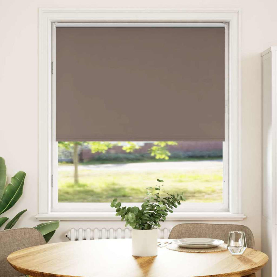 Rolgordijn verduisterend koffie 95x130 cm stofbreedte 90,7 cm