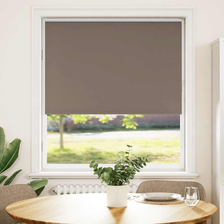 Rolgordijn verduisterend koffie 105x130 cm stofbreedte 100,7 cm