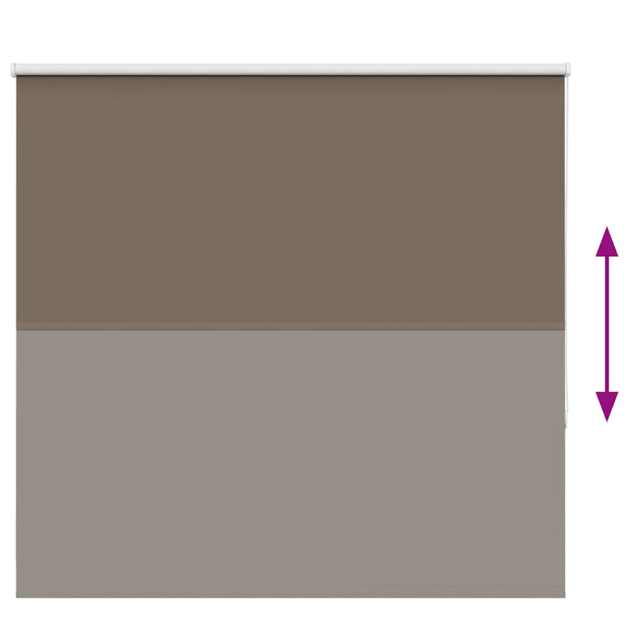 Rolgordijn verduisterend koffie 150x130 cm stofbreedte 146,6 cm