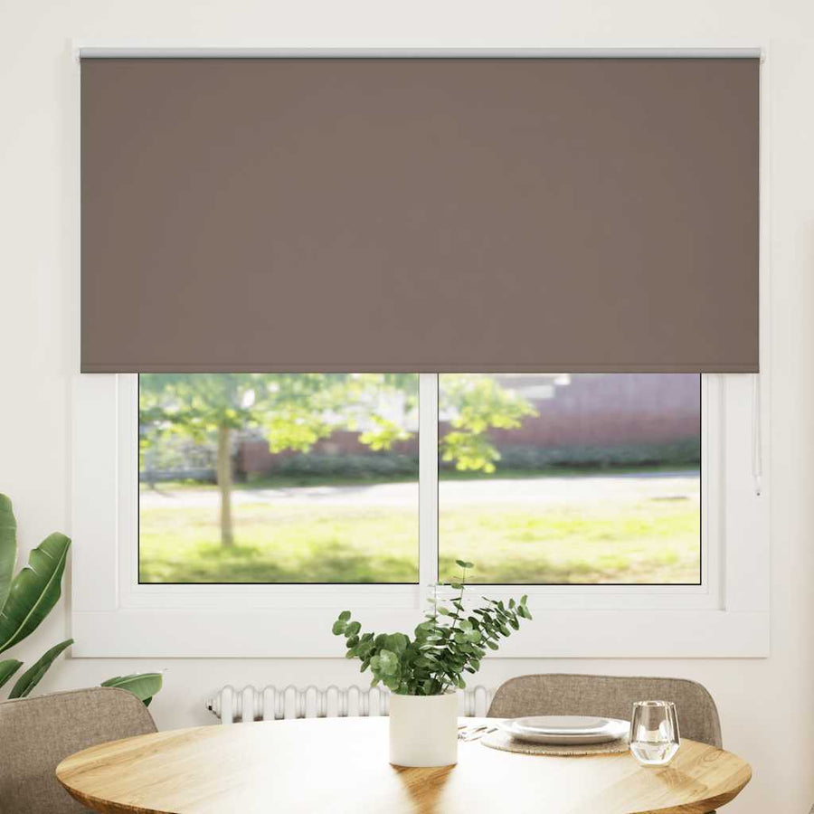 Rolgordijn verduisterend koffie 165x130 cm stofbreedte 161,6 cm