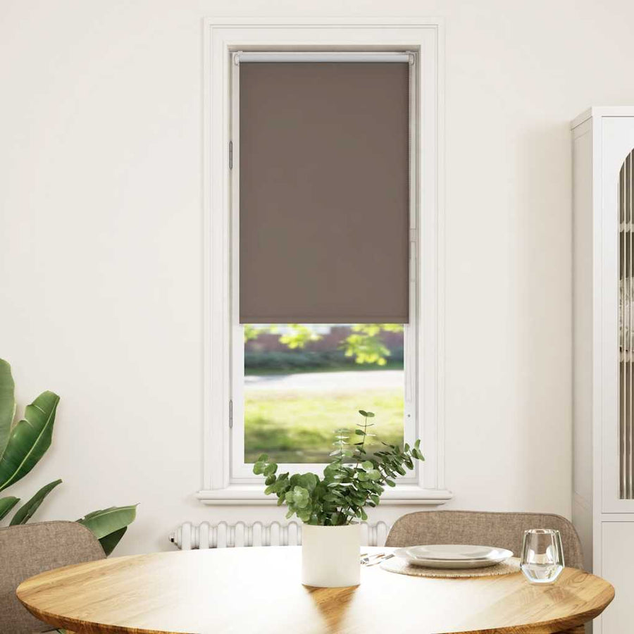 Rolgordijn verduisterend koffie 40x150 cm stofbreedte 35,7 cm