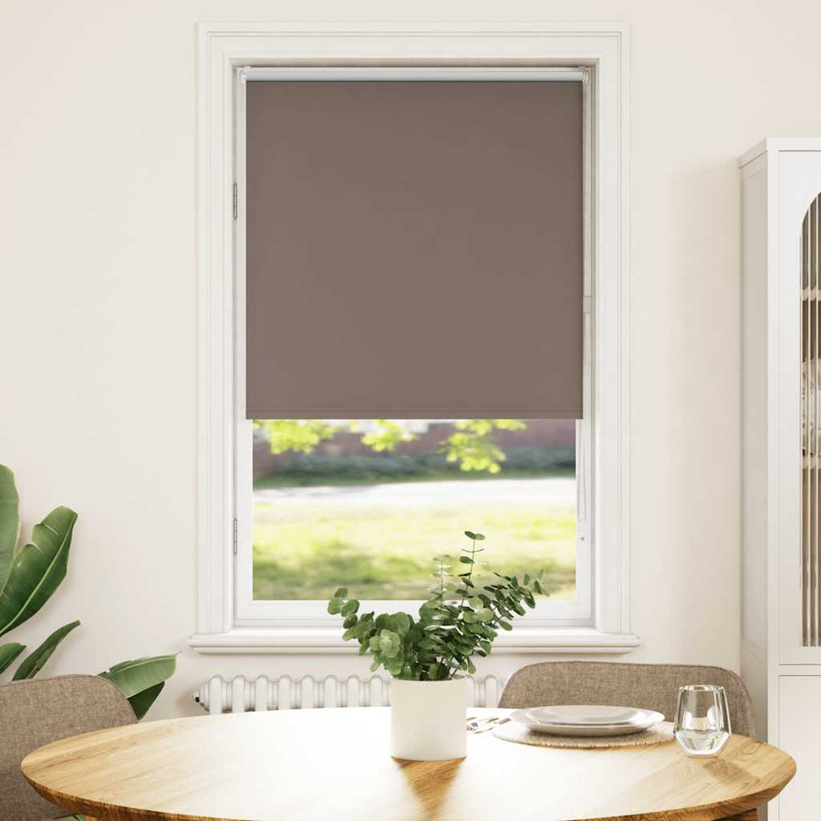Rolgordijn verduisterend koffie 80x150 cm stofbreedte 75,7 cm