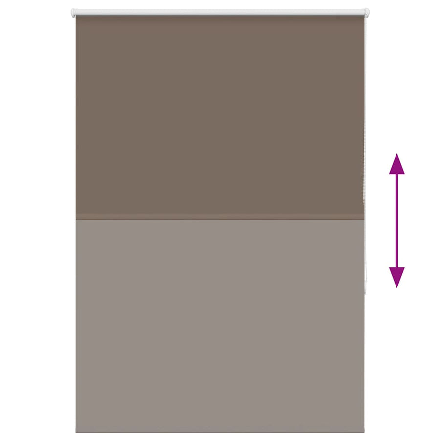 Rolgordijn verduisterend koffie 100x150 cm stofbreedte 95,7 cm