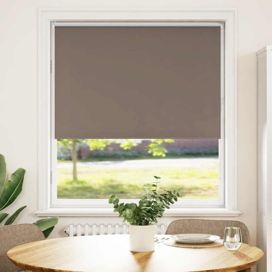 Rolgordijn verduisterend koffie 100x150 cm stofbreedte 95,7 cm