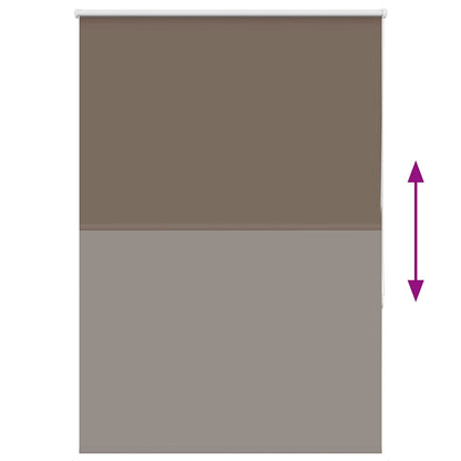 Rolgordijn verduisterend koffie 105x150 cm stofbreedte 100,7 cm