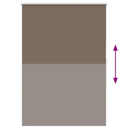 Rolgordijn verduisterend koffie 110x150 cm stofbreedte 105,7 cm