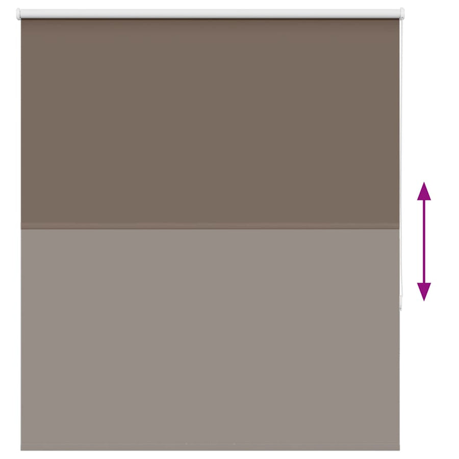 Rolgordijn verduisterend koffie 125x150 cm stofbreedte 121,6 cm
