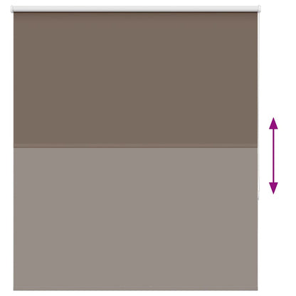 Rolgordijn Verduisterend Koffie 135X Stofbreedte 131,6 Cm Koffiebruin 135 cm
