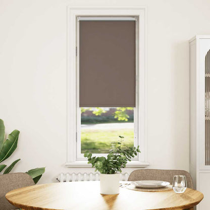Rolgordijn verduisterend koffie 50x175 cm stofbreedte 45,7 cm