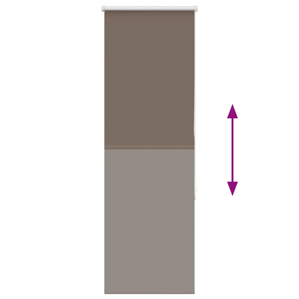 Rolgordijn verduisterend koffie 60x175 cm stofbreedte 55,7 cm