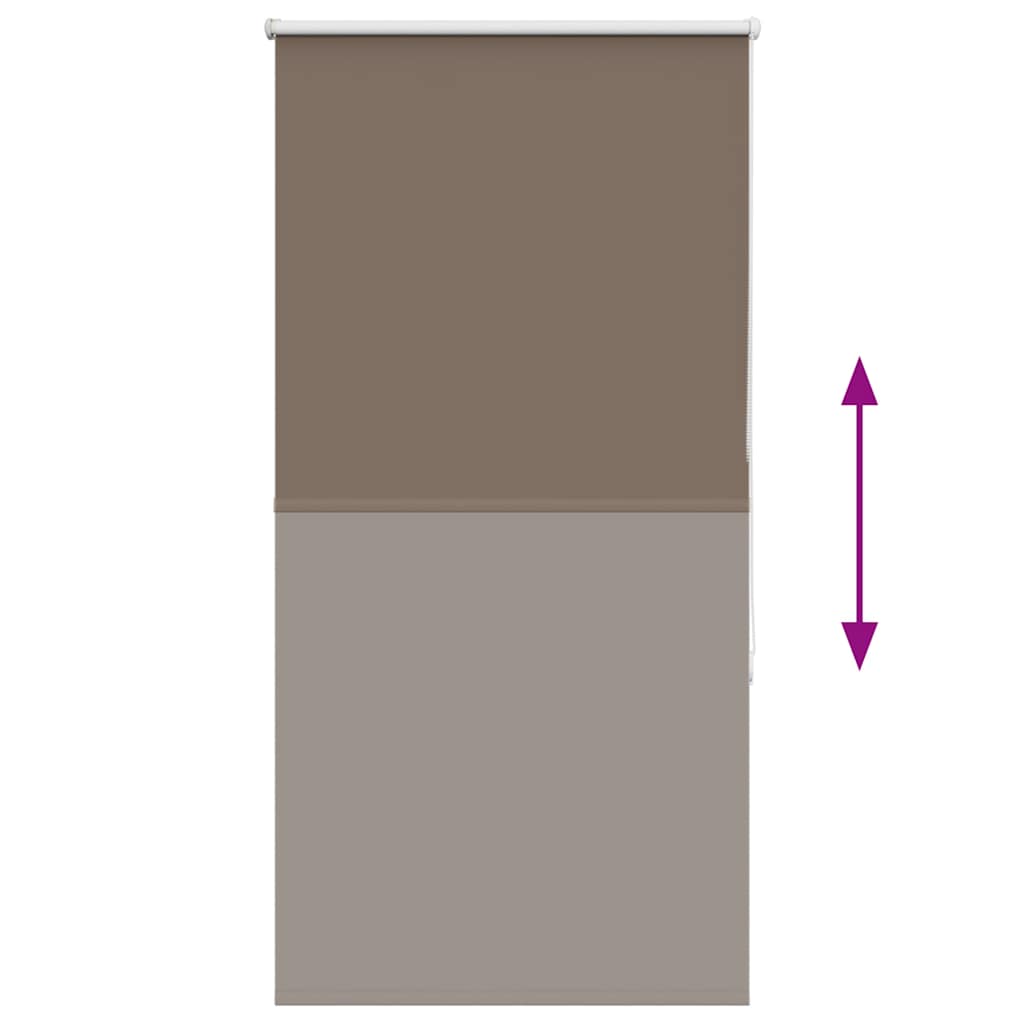 Rolgordijn verduisterend koffie 70x175 cm stofbreedte 65,7 cm
