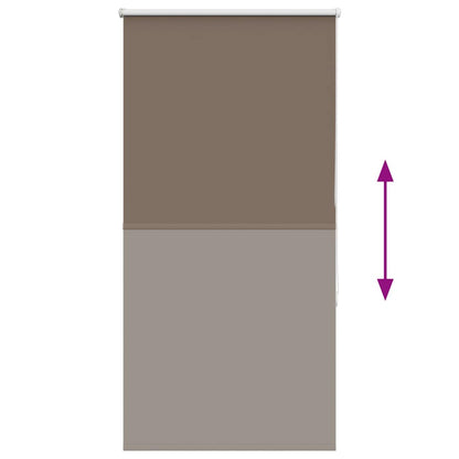 Rolgordijn verduisterend koffie 70x175 cm stofbreedte 65,7 cm