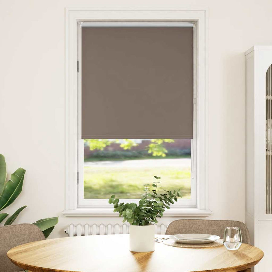 Rolgordijn verduisterend koffie 85x175 cm stofbreedte 80,7 cm