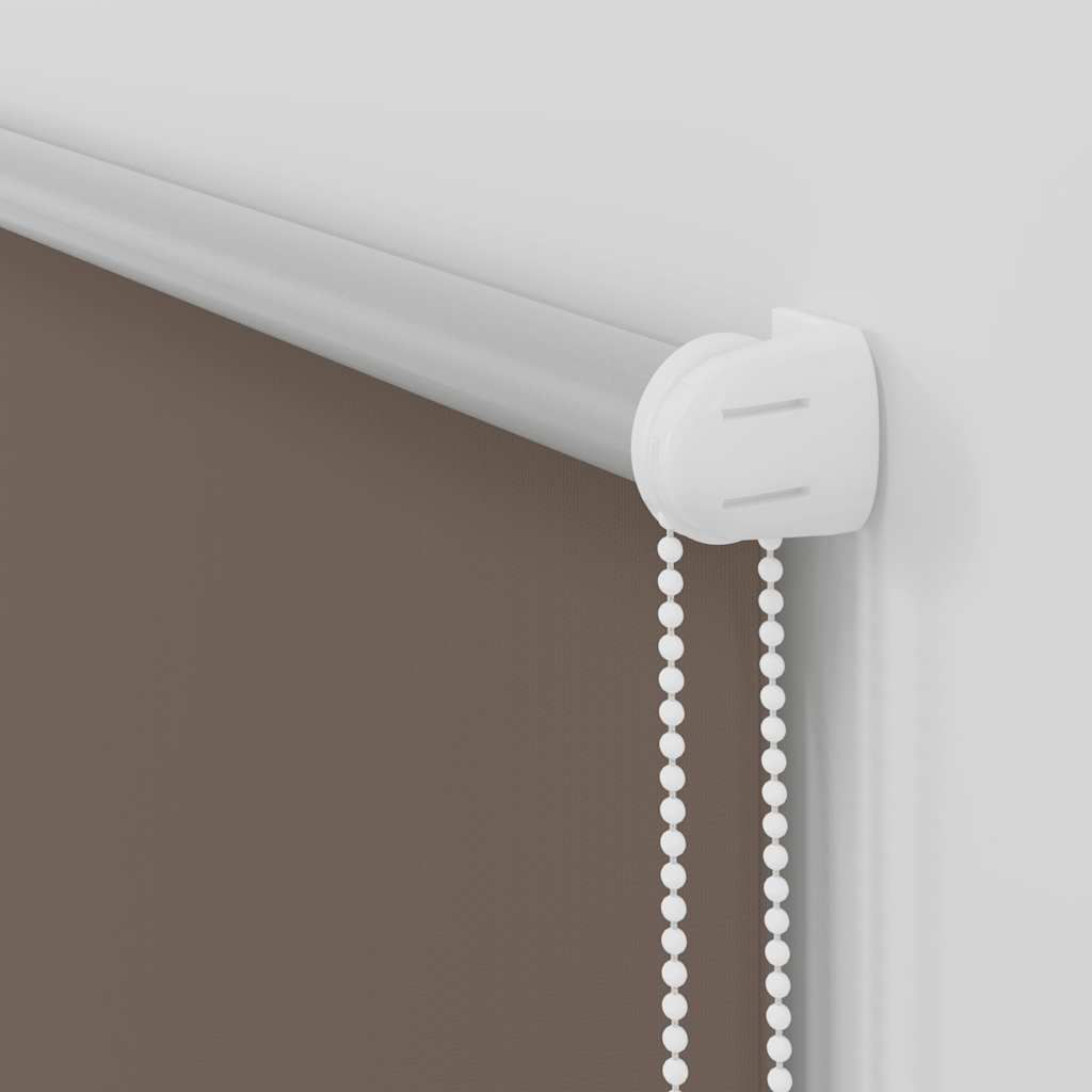 Rolgordijn verduisterend koffie 100x175 cm stofbreedte 95,7 cm