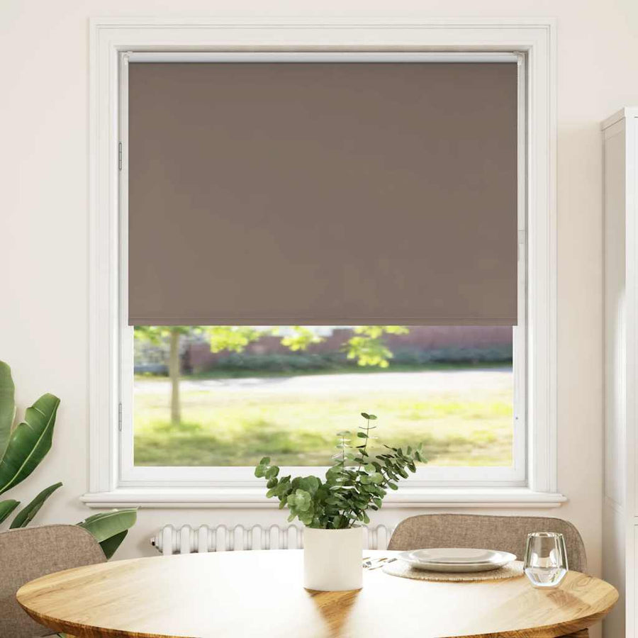 Rolgordijn verduisterend koffie 105x175 cm stofbreedte 100,7 cm