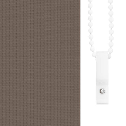 Rolgordijn verduisterend koffie 125x175 cm stofbreedte 121,6 cm