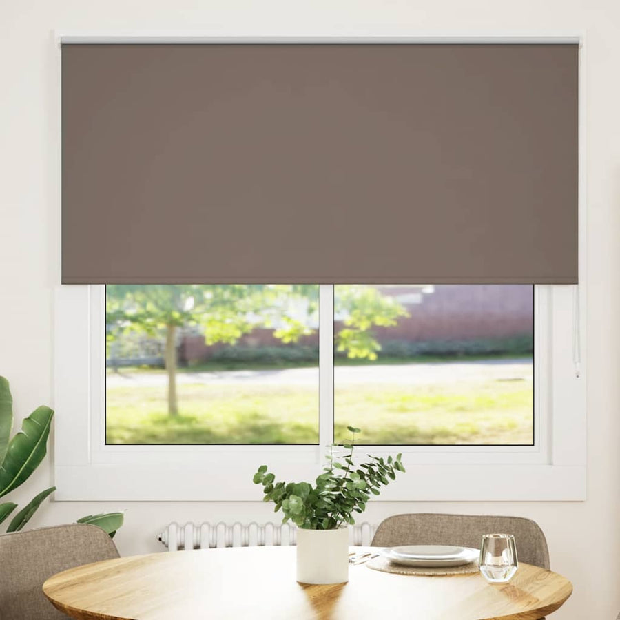 Rolgordijn verduisterend koffie 150x175 cm stofbreedte 146,6 cm