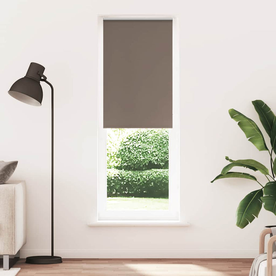 Rolgordijn verduisterend koffie 70x210 cm stofbreedte 65,7 cm