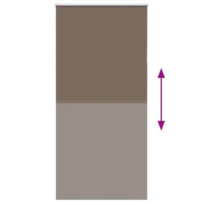 Rolgordijn verduisterend koffie 90x210 cm stofbreedte 85,7 cm