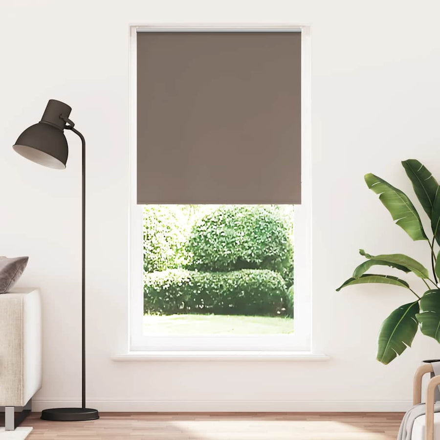 Rolgordijn verduisterend koffie 105x210 cm stofbreedte 100,7 cm