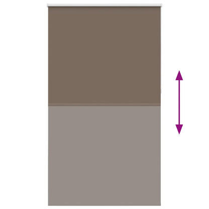 Rolgordijn verduisterend koffie 125x210 cm stofbreedte 121,6 cm