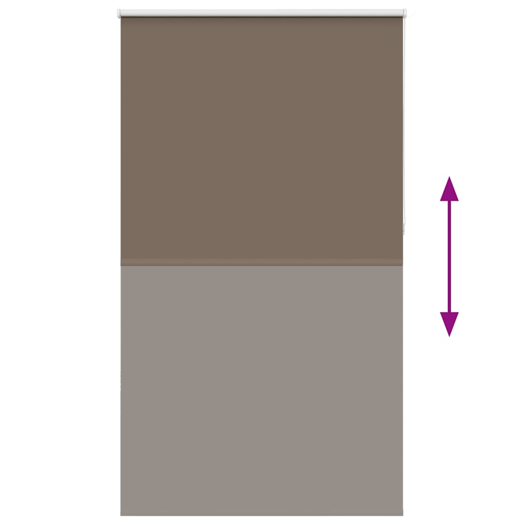 Rolgordijn verduisterend koffie 135x210 cm stofbreedte 131,6 cm