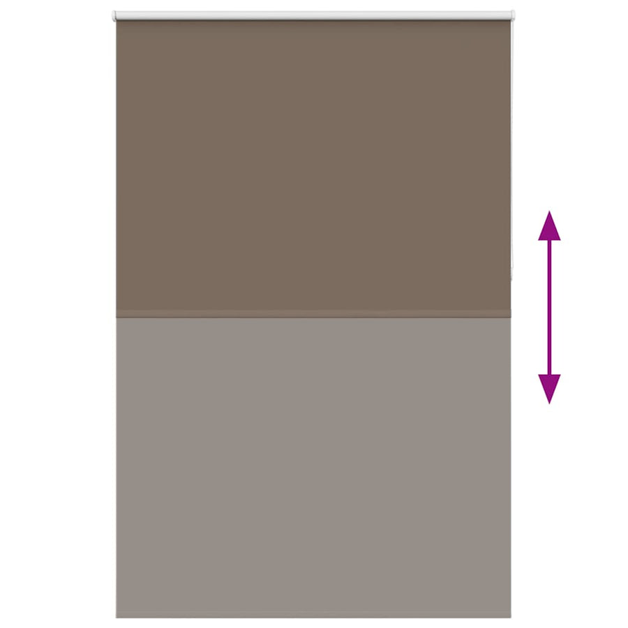 Rolgordijn verduisterend koffie 150x210 cm stofbreedte 146,6 cm