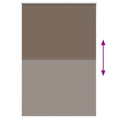 Rolgordijn verduisterend koffie 160x210 cm stofbreedte 156,6 cm
