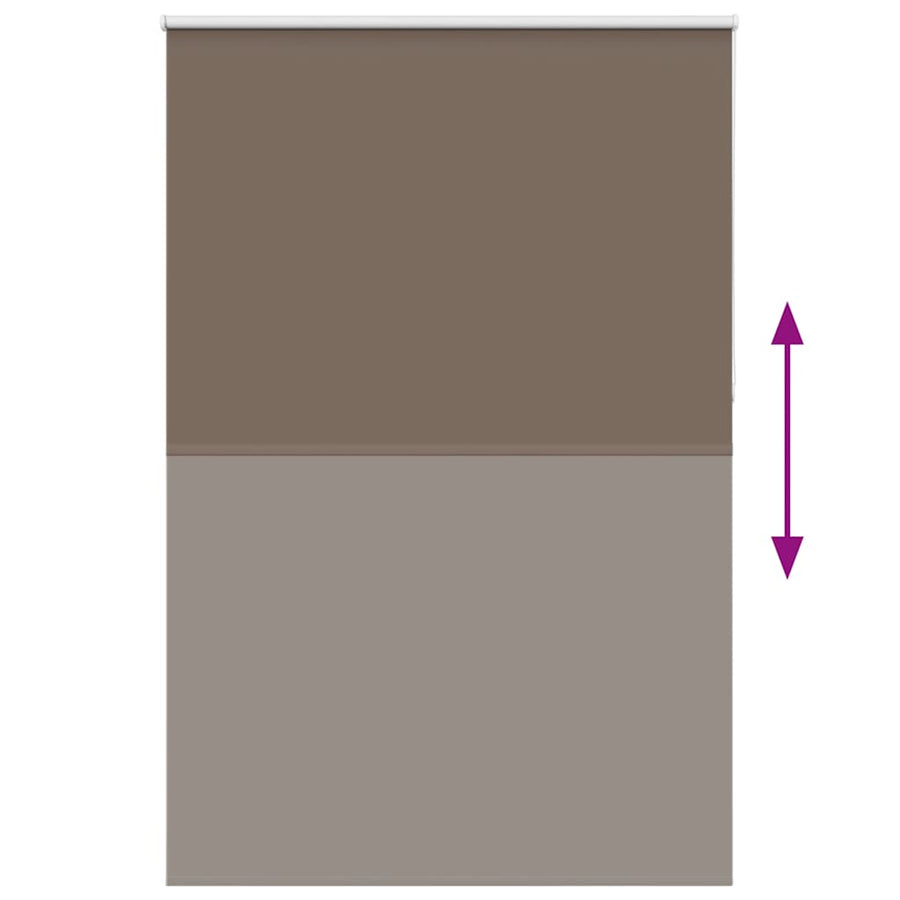 Rolgordijn verduisterend koffie 160x210 cm stofbreedte 156,6 cm