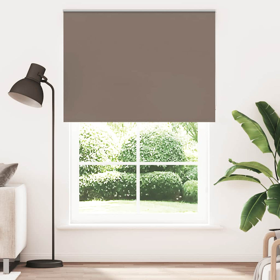 Rolgordijn verduisterend koffie 160x210 cm stofbreedte 156,6 cm