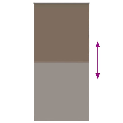 Rolgordijn verduisterend koffie 115x230 cm stofbreedte 110,7 cm